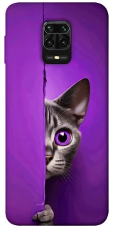 Чохол на Xiaomi Redmi Note 9s / Note 9 Pro / Note 9 Pro Max Кіт-підглядач фото 1 з 1