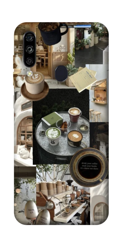 Чохол на ZTE Blade A7 (2020) Coffee collage ver.4 фото 1 з 1