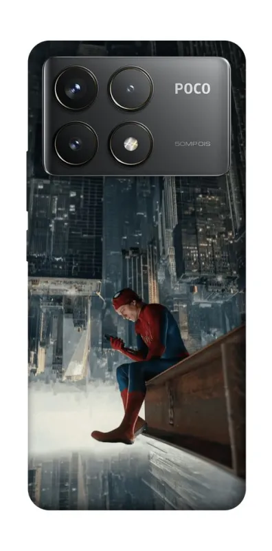 Чехол на Xiaomi Poco F6 Pro Spider Man ver.5 фото 1 из 1