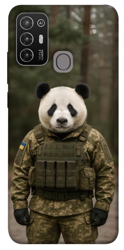 Чехол на ZTE Blade A52 Панда защитник фото 1 из 1