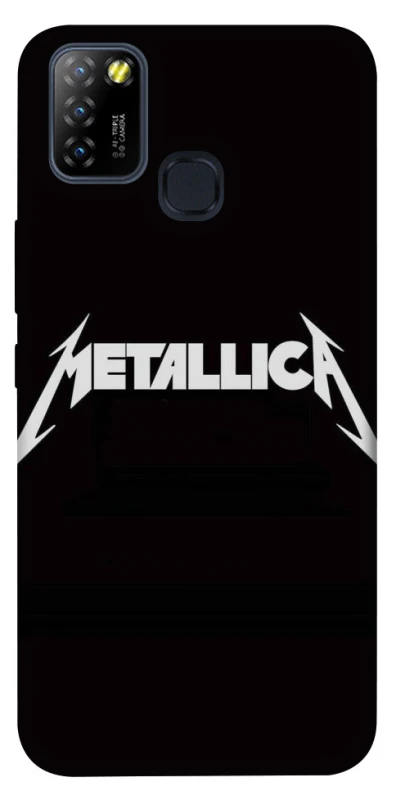 Чехол на Infinix Hot 10 Lite Metallica logo фото 1 Чехол на Infinix Hot 10 Lite Metallica logo фото 1 из 1