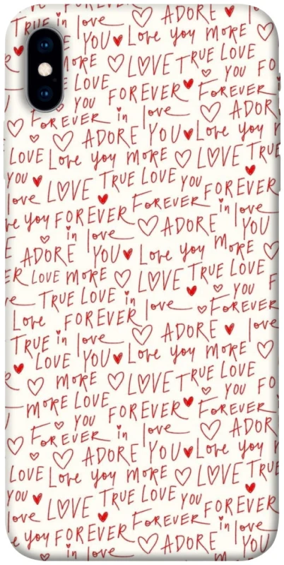 Чохол на Apple iPhone X (5.8") Love aesthetic ver.4 фото 1 з 1