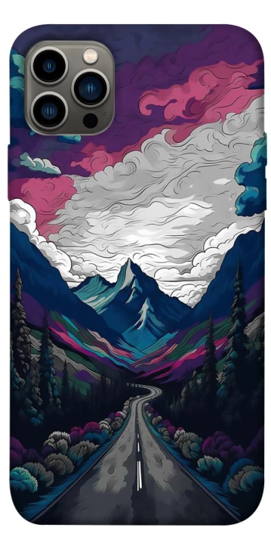 Чехол на Apple iPhone 12 Pro (6.1") Нарисованные горы фото 1 из 1
