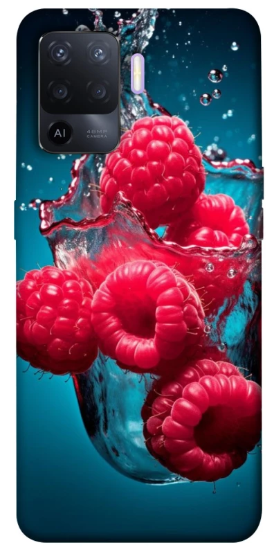 Чохол на Oppo A94 Малинка у воді фото 1 з 1