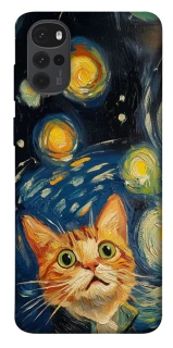 Чохол на Motorola Moto G22 paint cat фото 1 з 1