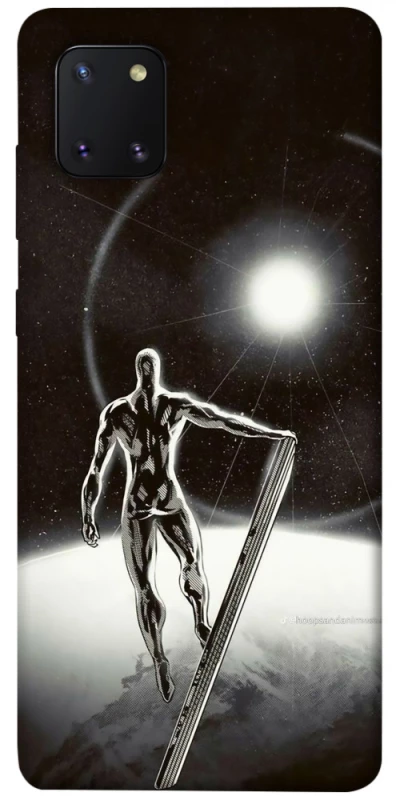 Чохол на Samsung Galaxy Note 10 Lite (A81) Срібний серфер фото 1 з 1