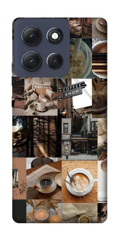 Чохол на Motorola Moto G86 Power Coffee collage ver.3 фото 1 з 1