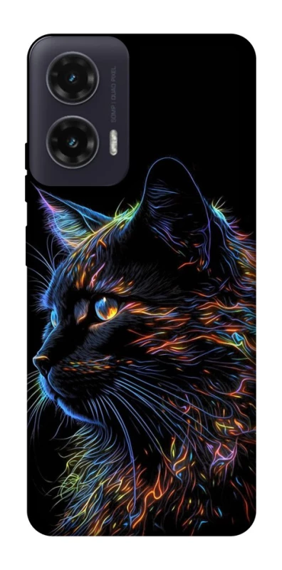 Чохол на Motorola Moto G35 Чорний кіт фото 1 з 1