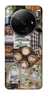 Чехол на Xiaomi Redmi A3 Coffee collage ver.5 фото 1 из 1