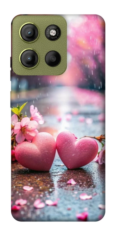Чохол на Motorola Moto G15 4G Pink heart фото 1 з 1