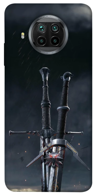 Чохол на Xiaomi Mi 10T Lite / Redmi Note 9 Pro 5G Мечі Ведьмака фото 1 з 1