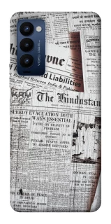 Чехол на TECNO Camon 18 Pro Газеты фото 1 из 1