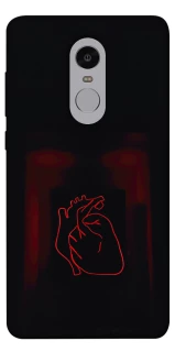 Чехол на Xiaomi Redmi Note 4X / Note 4 (Snapdragon) Красное сердце фото 1 из 1