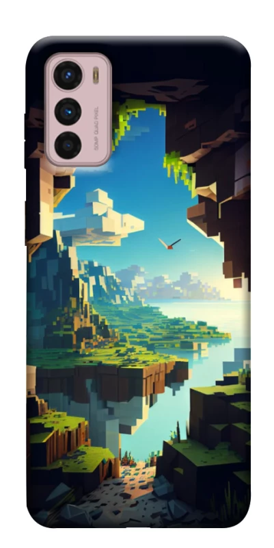 Чохол на Motorola Moto G42 Minecraft sunrise фото 1 з 1