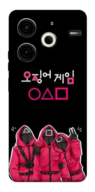 Чехол на TECNO Pova 6 Neo (LI6) squid game v5 фото 1 из 1