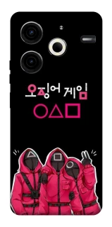 Чохол на TECNO Pova 6 Neo (LI6) squid game v5 фото 1 з 1