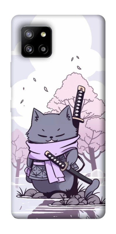 Чехол на Samsung Galaxy A42 5G Samurai cat фото 1 из 1