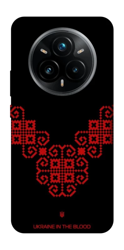 Чохол на Realme 14 Pro+ Чорно-червона вишиванка фото 1 з 1