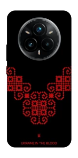 Чохол на Realme 14 Pro+ Чорно-червона вишиванка фото 1 з 1