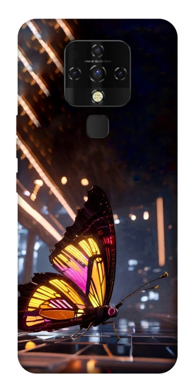 Чохол на TECNO Camon 16 SE Cyber butterfly фото 1 з 1