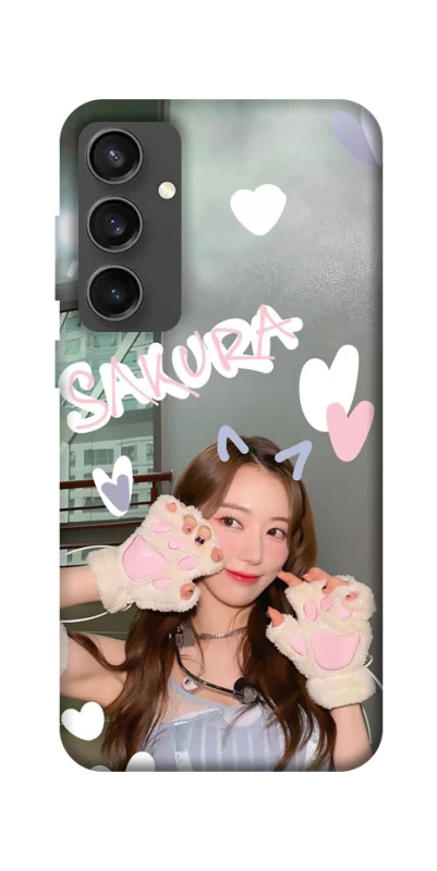 Чохол на Samsung Galaxy S24 FE Sakura - LE SSERAFIM фото 1 з 1