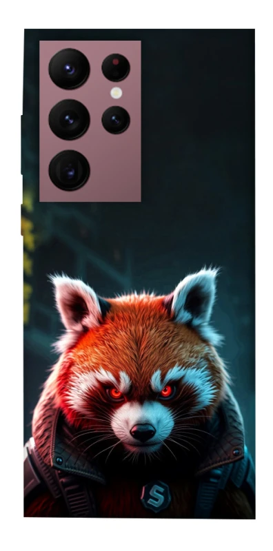Чохол на Samsung Galaxy S22 Ultra Cyber Red Panda фото 1 з 1