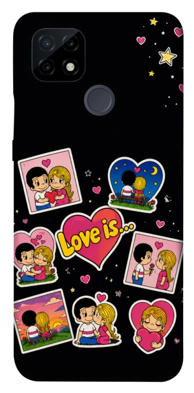Чохол на Realme C21 Love is фото 1 з 1