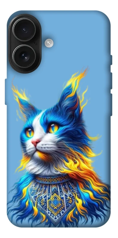 Чохол на Apple iPhone 17 (6.3") Кіт патріот фото 1 з 1