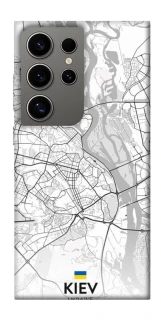 Чехол на Samsung Galaxy S24 Ultra Kiev white map фото 1 из 1