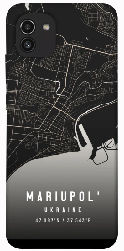 Чехол на Samsung Galaxy A03 Mariupol map фото 1 из 1