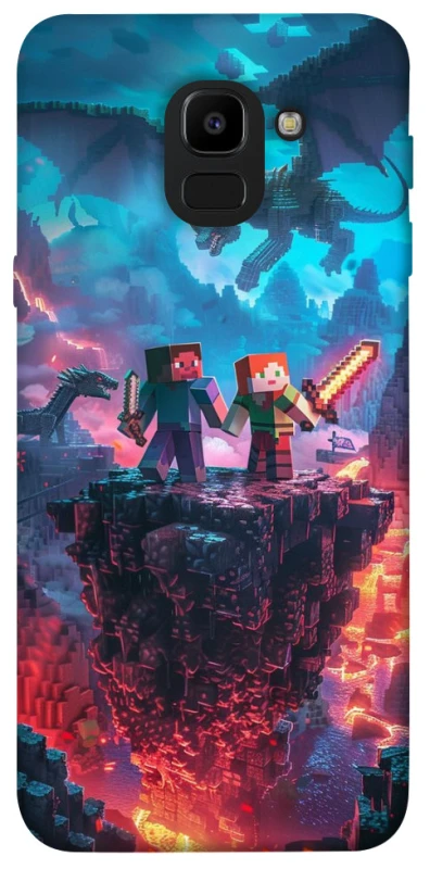 Чохол на Samsung J600F Galaxy J6 (2018) Minecraft v3 фото 1 з 1