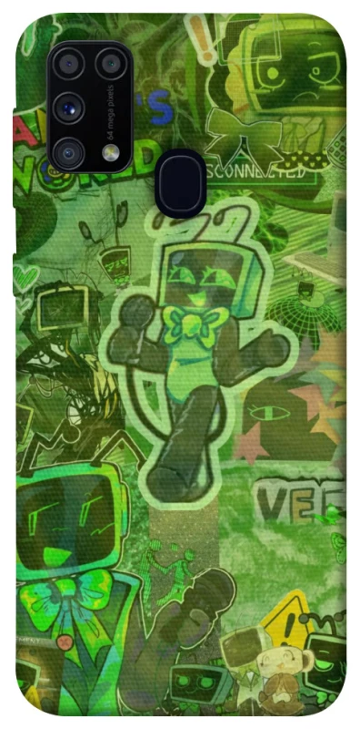 Чохол на Samsung Galaxy M31 Dandysworld tv green theme фото 1 з 1