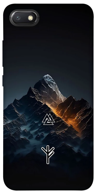 Чехол на Xiaomi Redmi 6A Руны в горах фото 1 из 1