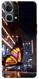 Чохол на Oppo Reno 7 4G Cyber butterfly фото 1 з 1