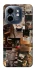 Чохол на Infinix Smart 9 4G / Hot 50i Coffee collage ver.2 фото 1 з 1