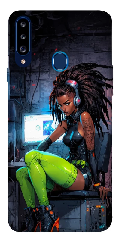 Чехол на Samsung Galaxy A20s Cyber girl фото 1 из 1