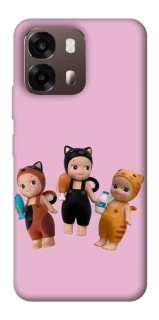 Чохол на Oppo A6 Cat Cafe Trio фото 1 з 2