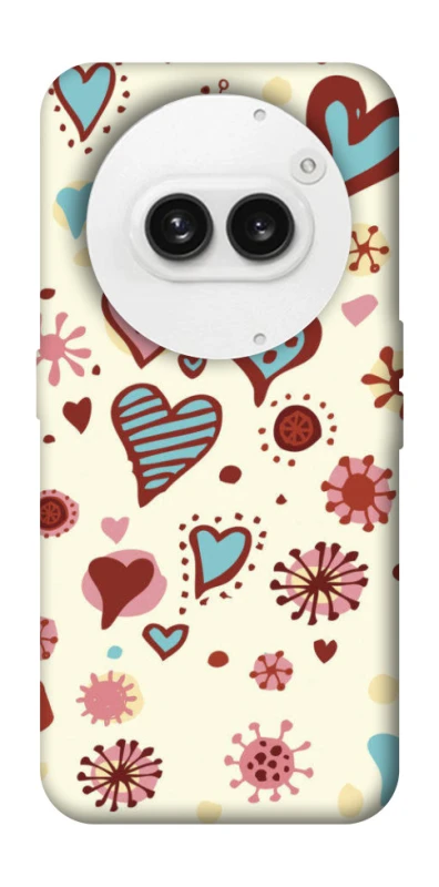 Чохол на Nothing Phone (2a) Pretty hearts фото 1 з 1