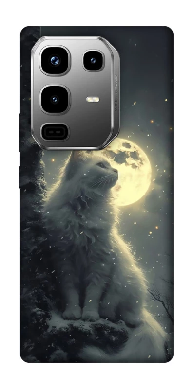Чохол на Infinix Note 50 Pro Кіт під місяцем фото 1 з 1