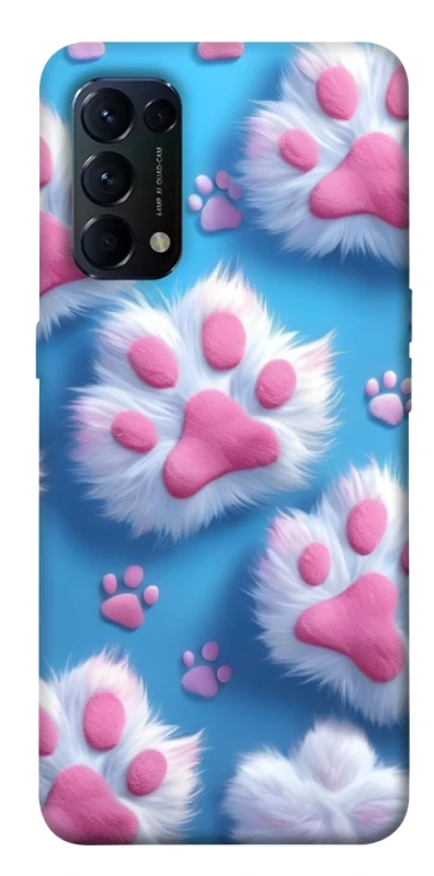 Чохол на Oppo Reno 5 4G Cat paw фото 1 з 1