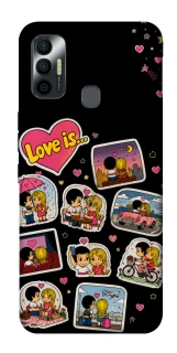 Чехол на TECNO Spark 7 Love is ver.3 фото 1 из 1