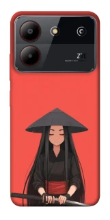 Чохол на ZTE Blade A54 4G Red samurai фото 1 з 1
