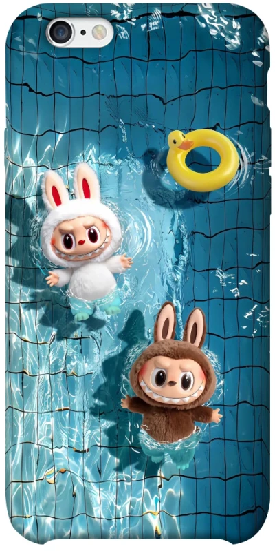 Чохол на Apple iPhone 6/6s plus (5.5") Labubu in the pool фото 1 з 1