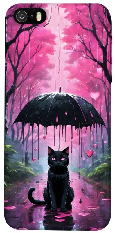 Чохол на Apple iPhone 5/5S/SE Black cat фото 1 з 1