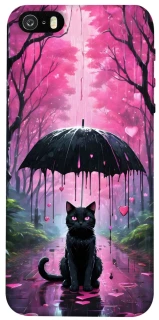 Чохол на Apple iPhone 5/5S/SE Black cat фото 1 з 1