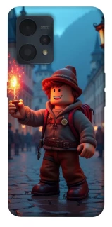 Чохол на Realme 9 4G / 9 Pro+ Roblox Fire Logo Blue Flames фото 1 з 1