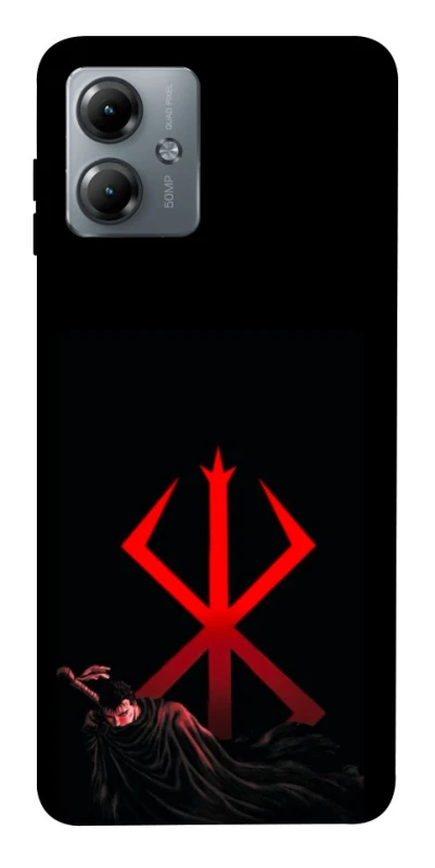 Чохол на Motorola Moto G14 Berserk Red Logo фото 1 з 1