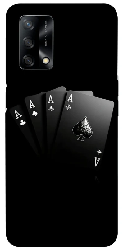 Чохол на Oppo A74 4G Black Cards фото 1 з 1