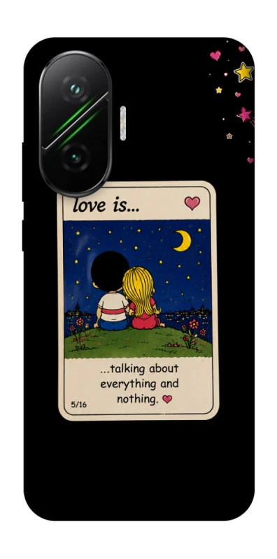 Чохол на Xiaomi Poco F7 Love is ver.6 фото 1 з 1
