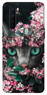 Чехол на OnePlus Nord Кот в цветах фото 1 из 1